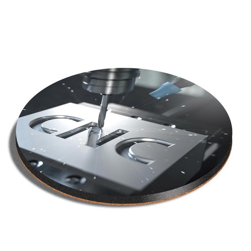 Round mdf coaster cnc - coaster, milling