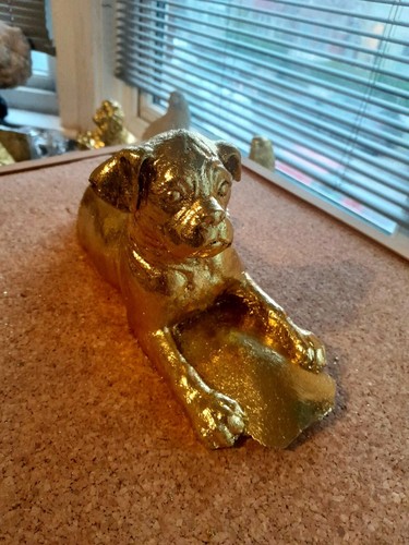 Hand gold gilded concrete - gold,