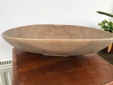 Wooden serving bowl