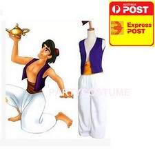 ALADDIN ADULT COSPLAY COSTUME HALLOWEEN MENS ARABIC  AU EXPRESS