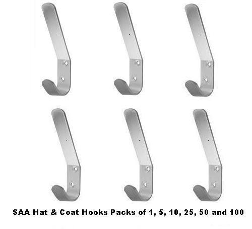 Coat hooks satin aluminium - satin,