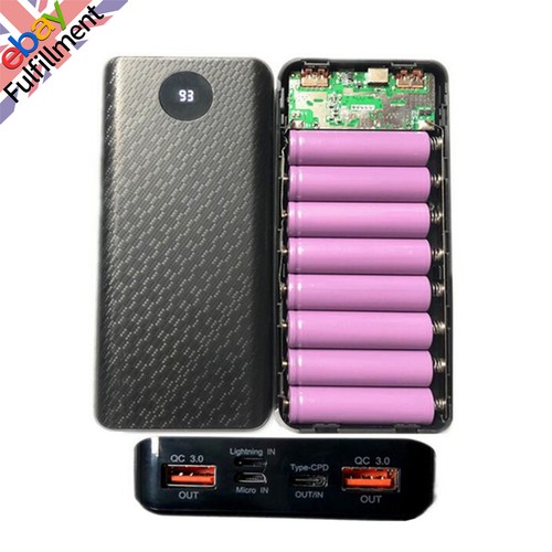 Diy power bank case - pd, 18650