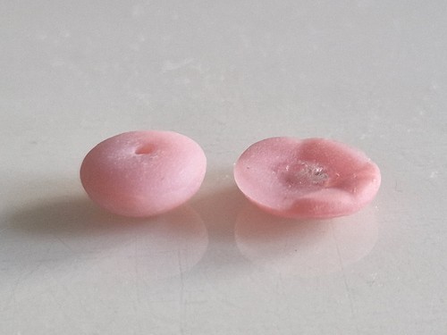 Pink sea glass beads - sea, beads/