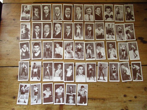 Churchman boxing personalities - churchman,
