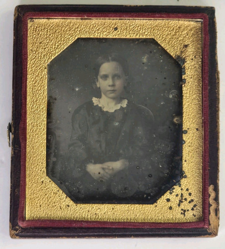 Antique daguerreotype photo - antique,