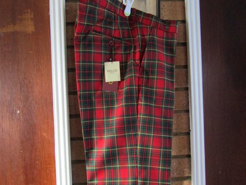 Relco red tartan size 30 - relco,