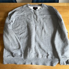 Men’s Air Jordan Grey Long Sleeve Sweatshirt 3XL/XXXL