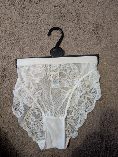 Stores white lacey brief - lacey,