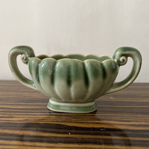 Vintage green glazed - , ceramic
