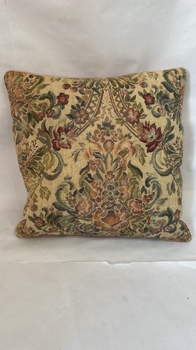 Vintage woven tapestry cushion - woven,