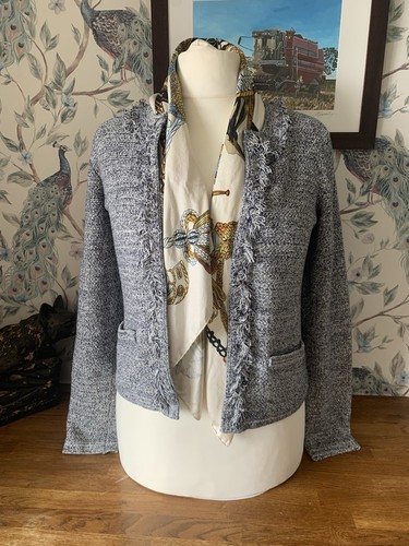 Joules tweed jacket cardigan - joules,
