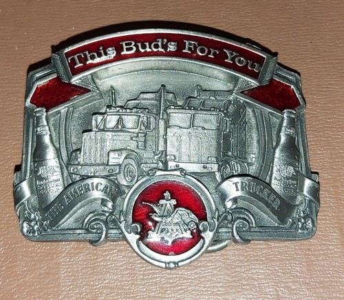 Budweiser vintage metal belt - budweiser,