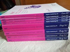 AAT LEVEL 3 KAPLAN FULL SET (STUDY AND EXAM KITS) AQ2022 BRAND NEW