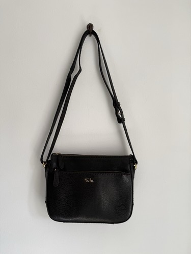 Tula black leather - leather, shoulder