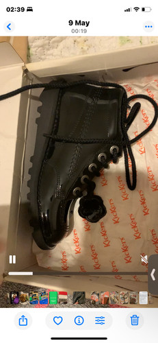 Girls black kickers kick - kick, hi
