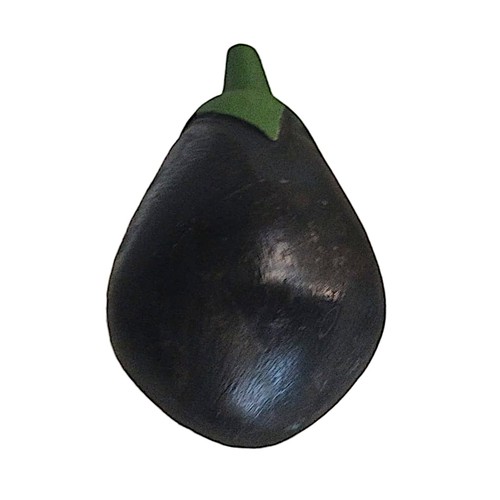 Hand painted marble eggplant - marble,