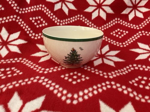 Spode christmas tree pudding - christmas,
