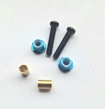 rc car 1/10 scale tamiya lunchbox lower shock tube /screws/nuts 9805859 copper