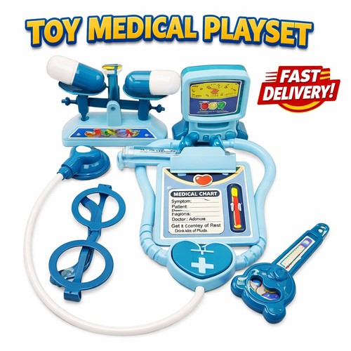 Kids doctor pretend play - kids, set