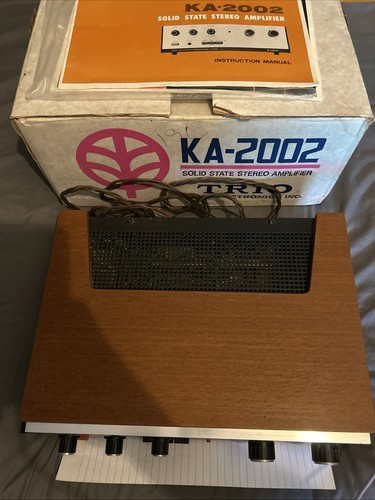 Trio 2002 amplifier - trio, ka‑2002