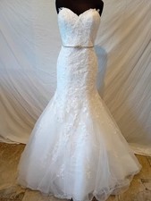 Wedding dress size 10 ivory