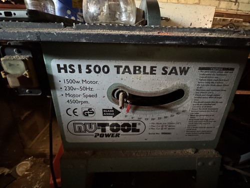 Nutool hs1500 table saw - hs1500,