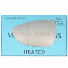 For Ford Fiesta 08-17 Left side Aspheric Electric wing door mirror glass