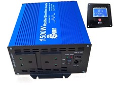 SPARK 1500W POWER INVERTER 1500 watt DC 12V TO AC 220v -240V DISPLAY Microwave