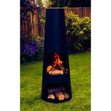 Outdoor chimenea log burner - chimenea,