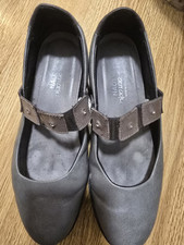 Leather silver Naot Mary Janes shoes