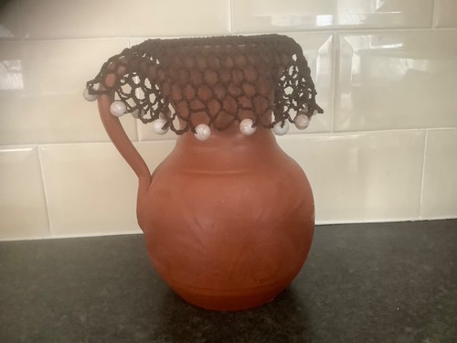 Crochet crocheted jug cover - crocheted,