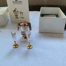 Swarovski Crystal Memories Champagne Bucket And Flutes Set 2884992 Boxed VGC