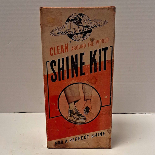 Empire shoe shine kit - kit, w/