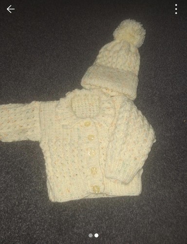 Baby cardigan hat - baby,