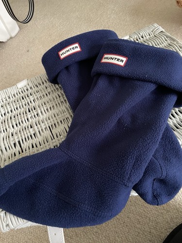 Hunter wellie socks navy kids - wellie,
