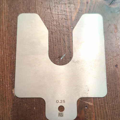 Metal shape thickness - rs,