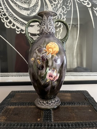 1900s art nouveau iris flower - art,