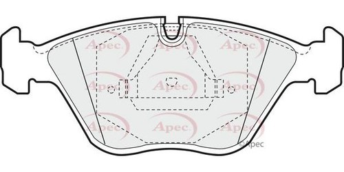 Apec front brake pad - pad, set