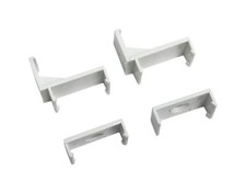 White UCLED2 T5 Fixing Clips