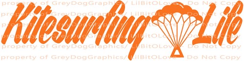 Kitesurfing boarding vinyl - kitesurfing,
