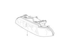 BMW Genuine Left NS Headlight