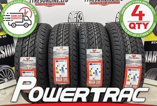4 X 215 65 16C POWERTRAC 109/107T 215/65R16C BRAND NEW VAN TYRES C B LABELS M+S 
