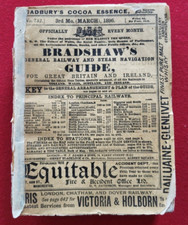 MARCH 1896 Original Bradshaws