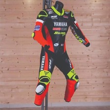 New Yamaha Men’s Motorbike Racing Suit Biker Motorbike Suit Genuine Leather
