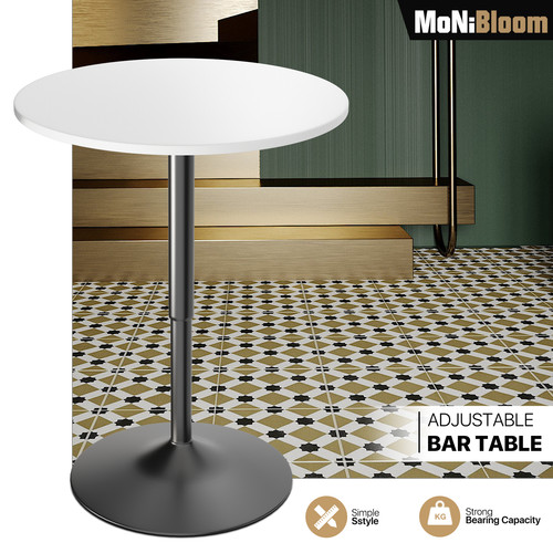 White wooden round bar pub - wooden,