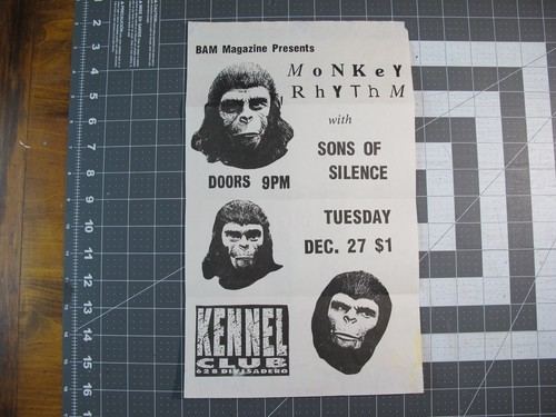 Vtg punk alt indie flyer - punk,