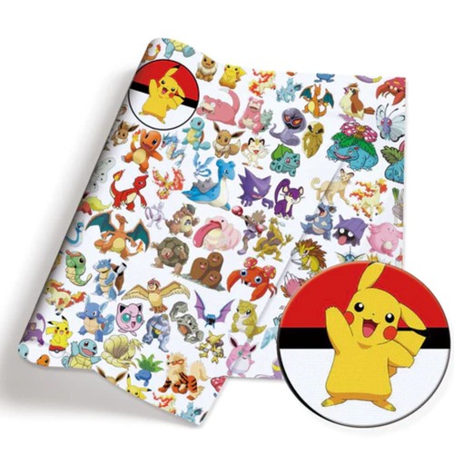 Polycotton fabric pokemon - polycotton,