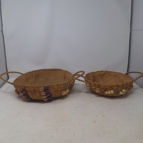 Vintage raffia straw hand - vintage,