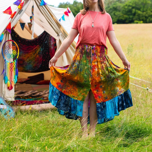 Siesta blue floral boho - siesta,