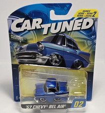 CAR TUNED - MGA - SERIES 2 - '57 CHEVY BEL AIR - BLUE # 02  - NEW